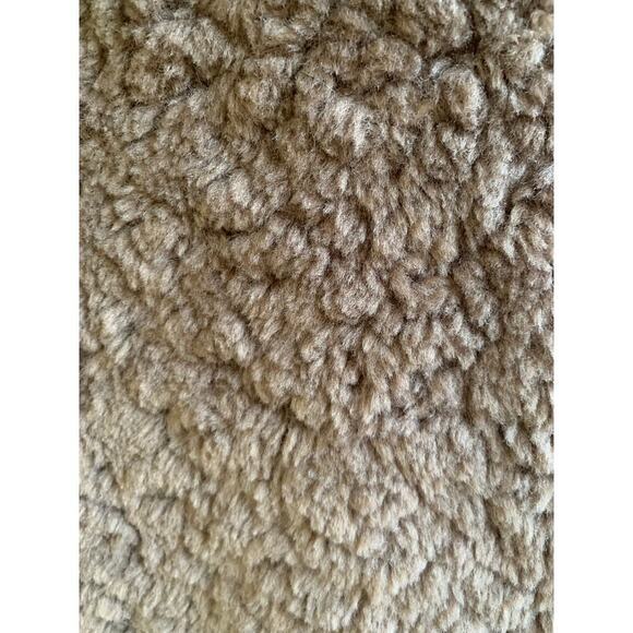 Dylan Anthropologie Cozy Faux Fur Zip Up Vest Mocha Brown Size Medium - Picture 5 of 7